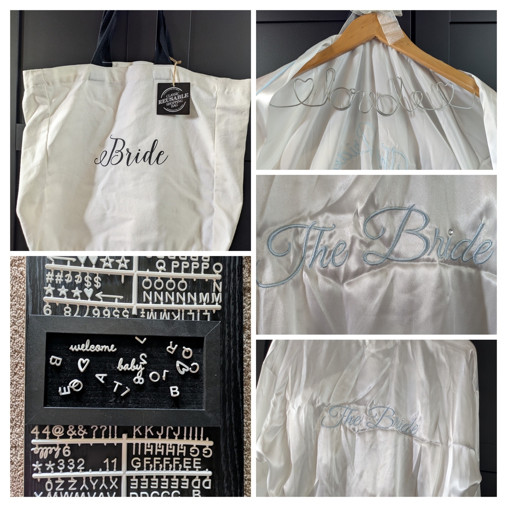White Bride Tote Bag
